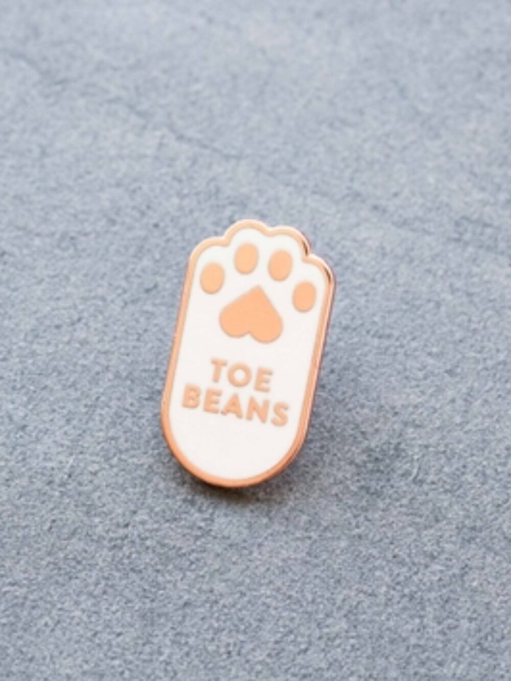 White Toe Beans pin